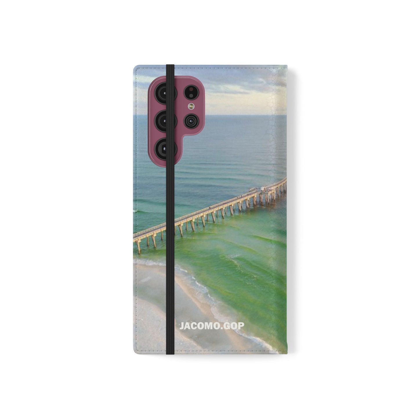 Gulf of America Flip Case, Coastal Phone Cover, Beach Chic Accessory, Travel Gift, Summer Vibe