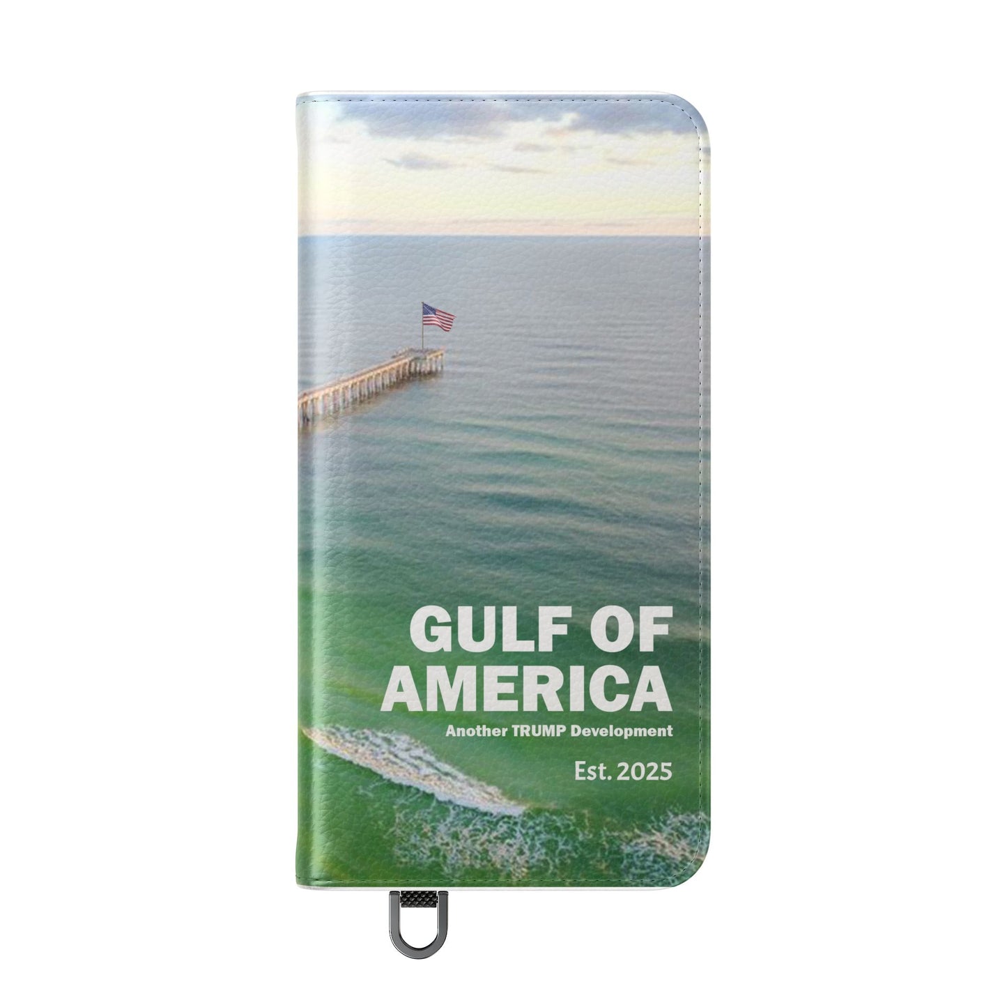 Gulf of America Flip Case, Coastal Phone Cover, Beach Chic Accessory, Travel Gift, Summer Vibe