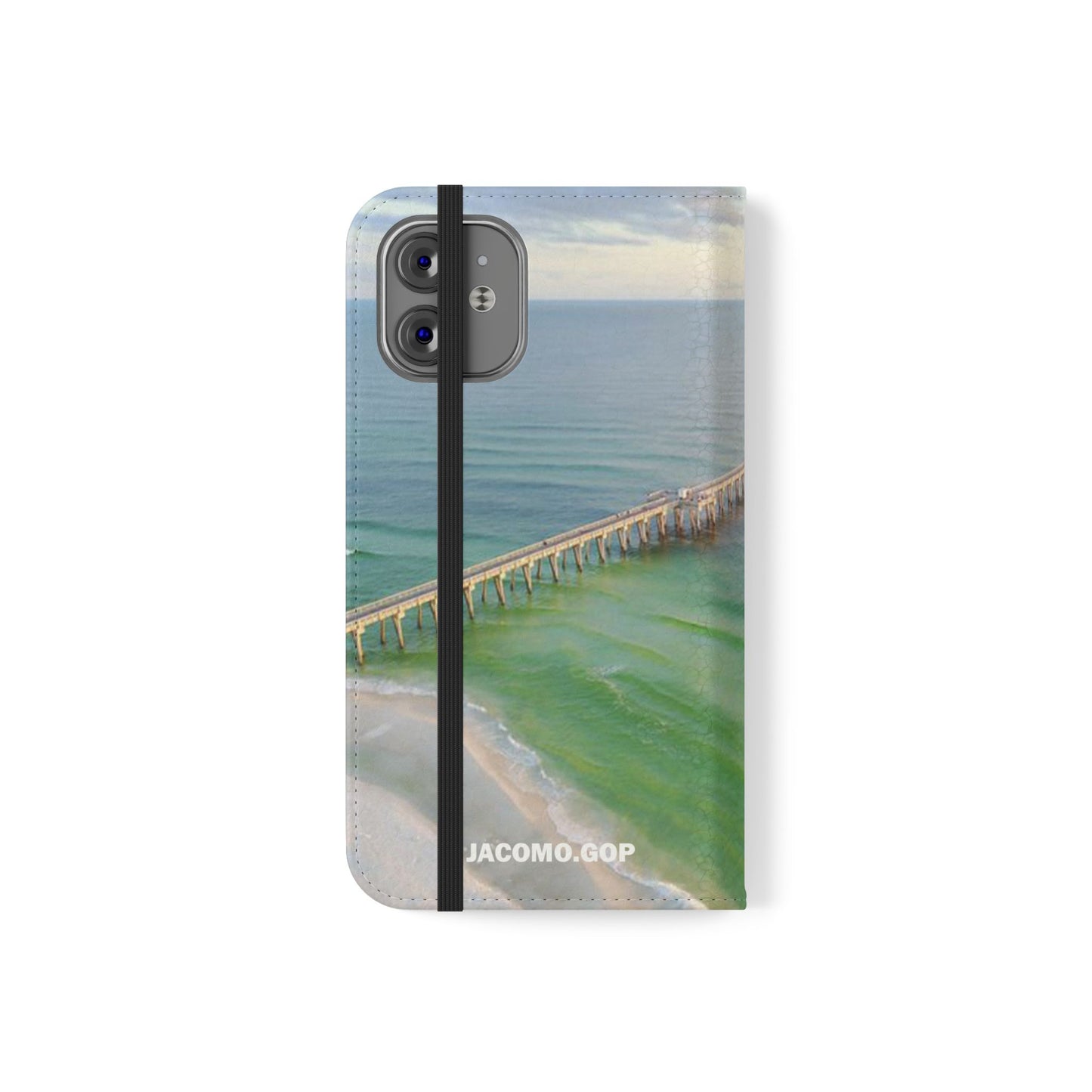 Gulf of America Flip Case, Coastal Phone Cover, Beach Chic Accessory, Travel Gift, Summer Vibe
