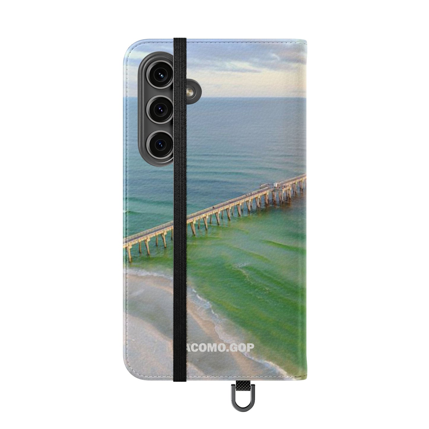 Gulf of America Flip Case, Coastal Phone Cover, Beach Chic Accessory, Travel Gift, Summer Vibe