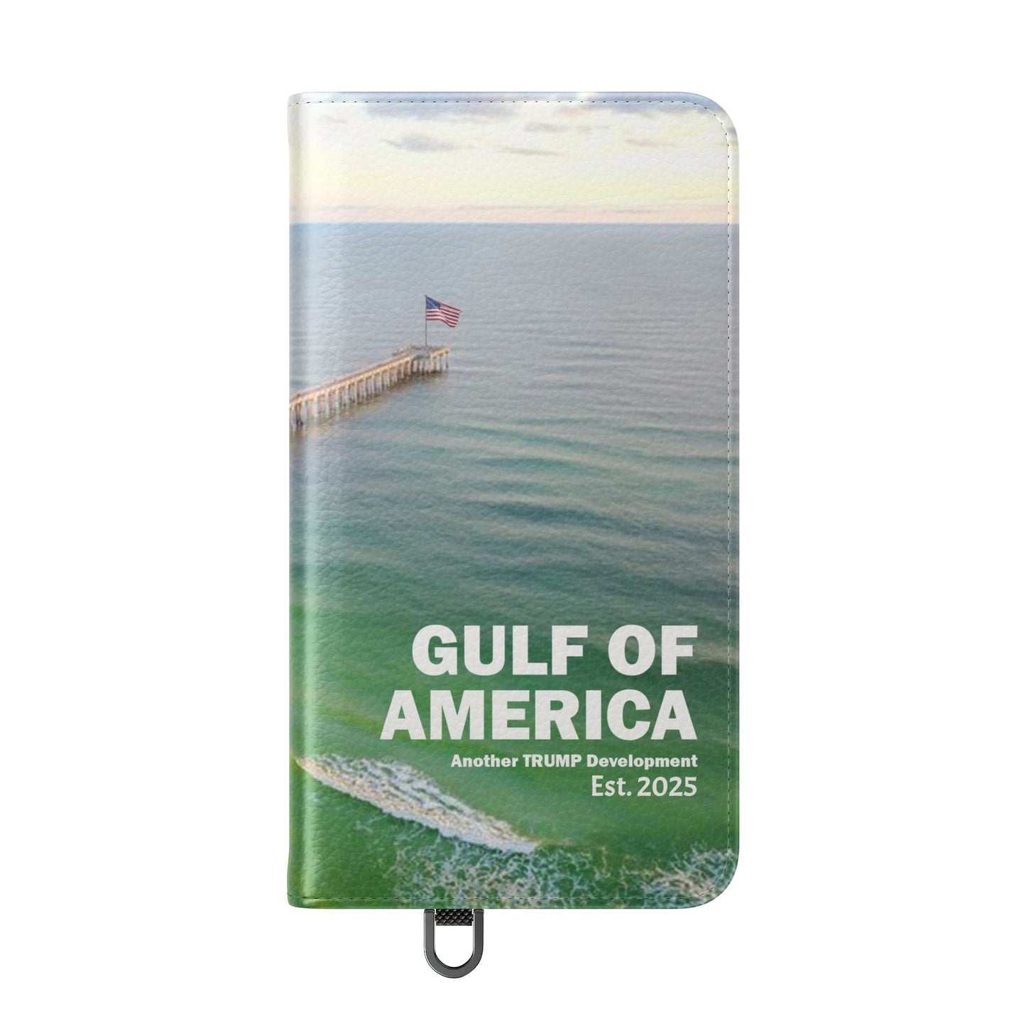 Gulf of America Flip Case, Coastal Phone Cover, Beach Chic Accessory, Travel Gift, Summer Vibe