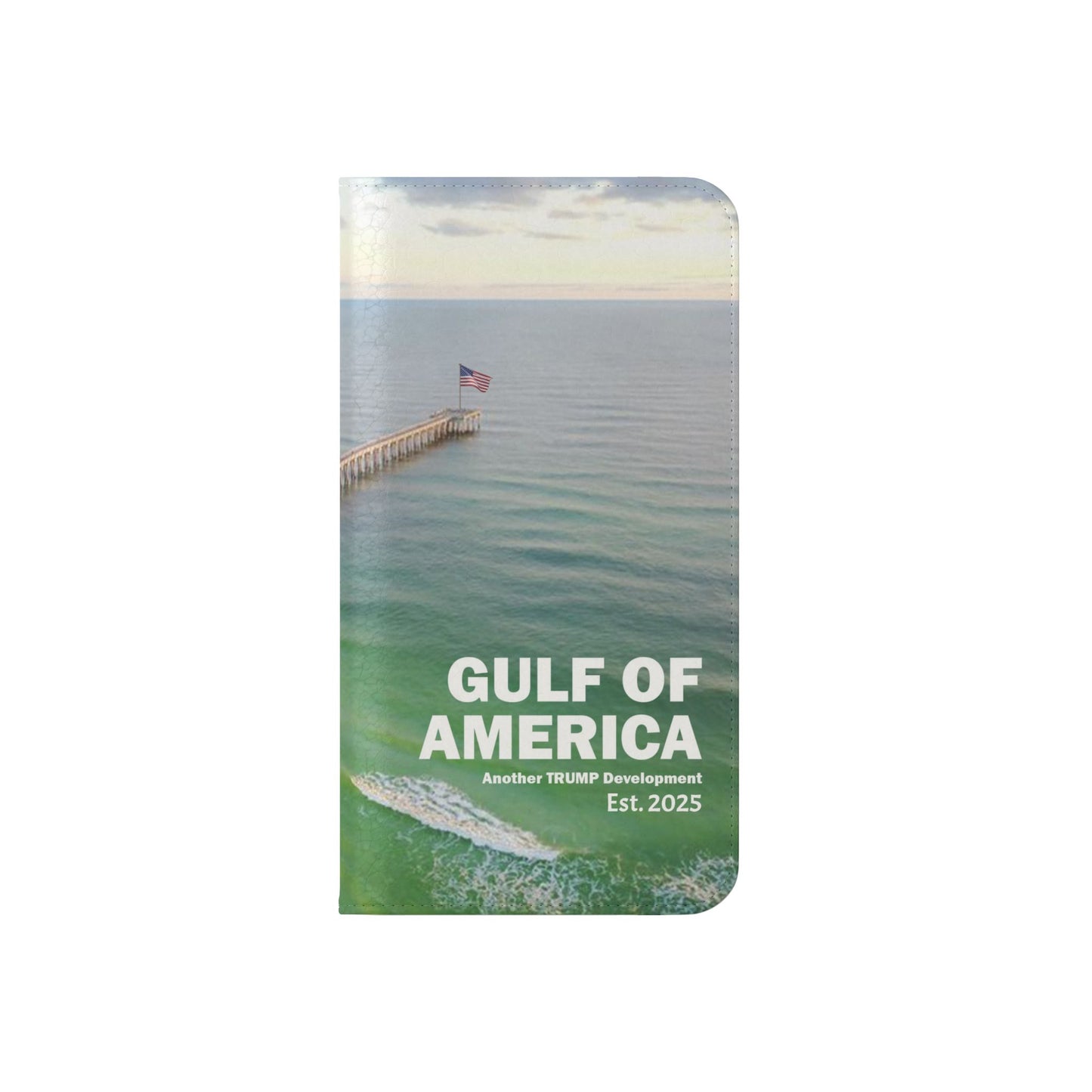 Gulf of America Flip Case, Coastal Phone Cover, Beach Chic Accessory, Travel Gift, Summer Vibe