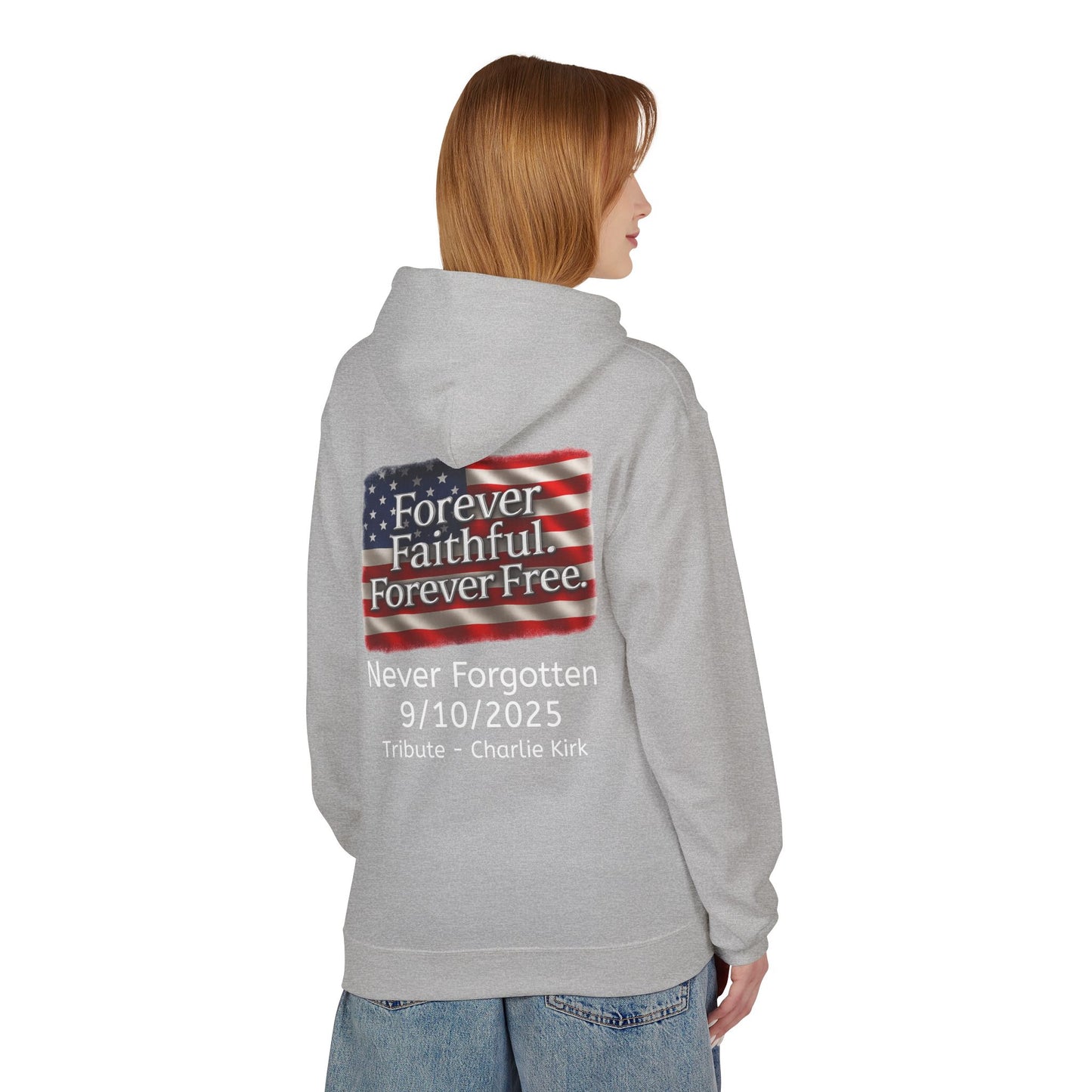 FREEDOM Patriotic Faith Hoodie, Unisex Inspirational Sweatshirt, Tribute Gift, Freedom Apparel, Motivational Hoodie