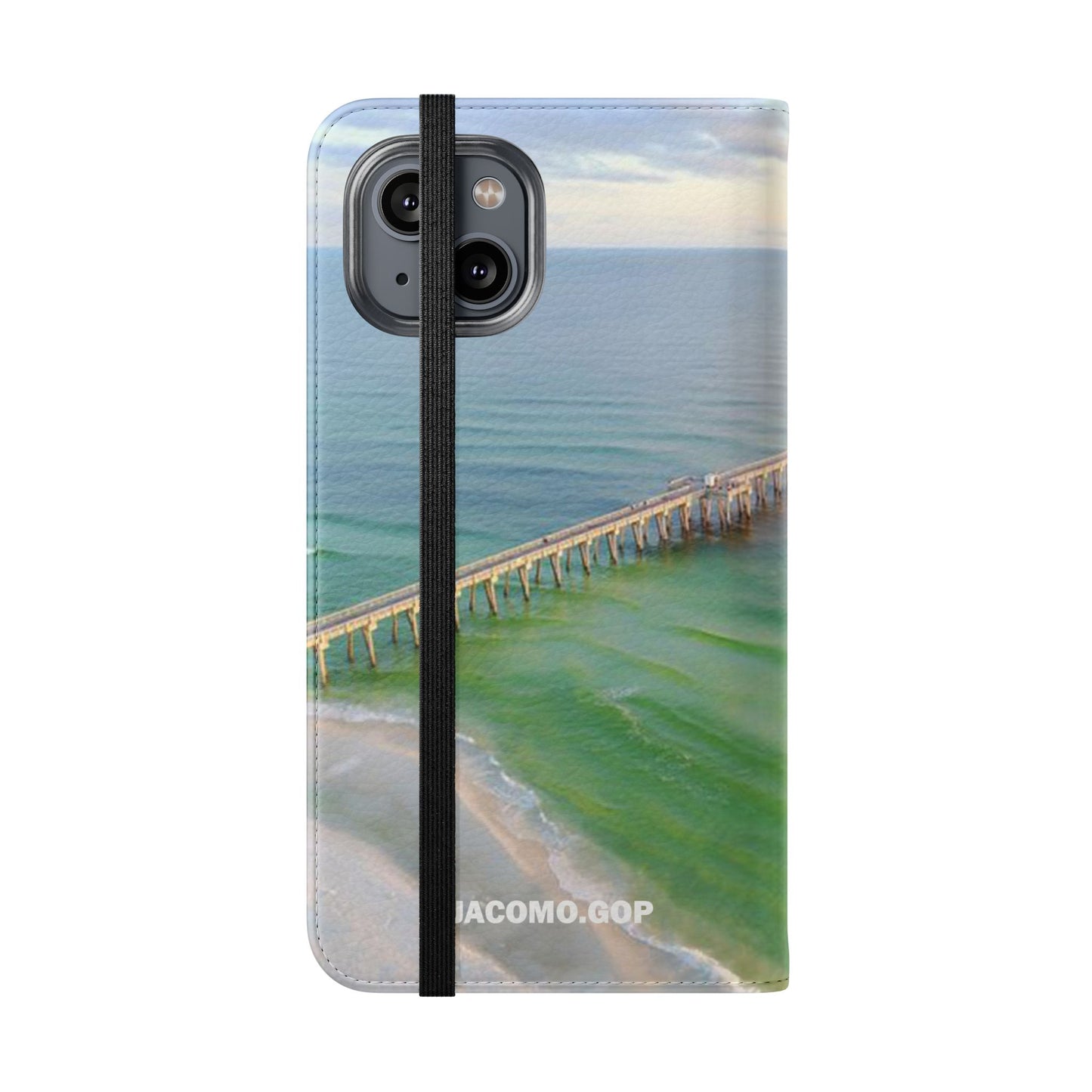 Gulf of America Flip Case, Coastal Phone Cover, Beach Chic Accessory, Travel Gift, Summer Vibe